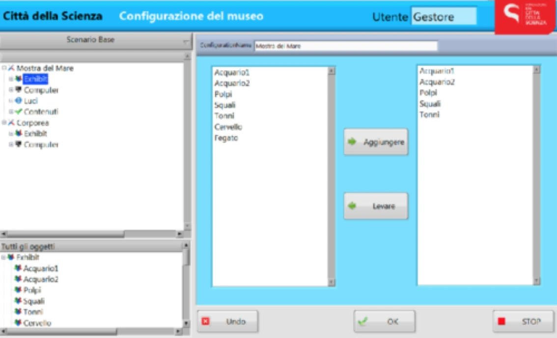 ExhibitIQ Software interface